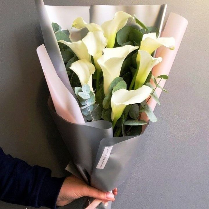 Каллы с эвкалиптом в Сиде