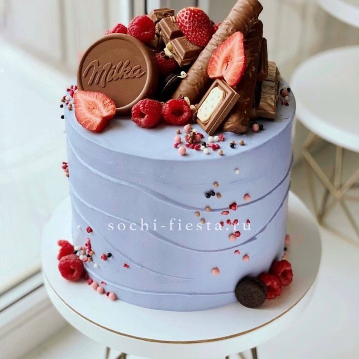 Торт "Milka's world" в Сиде